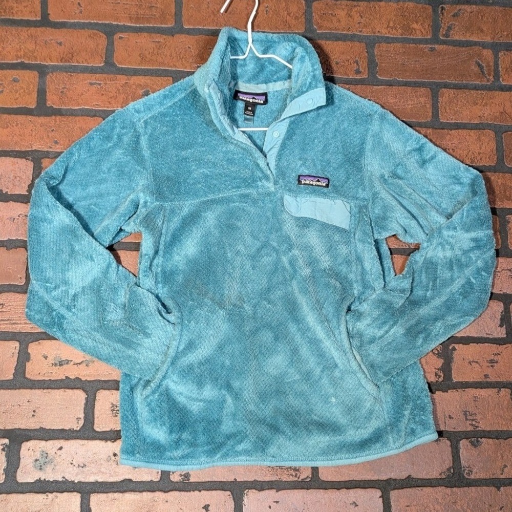 Patagonia Women's XS Re-Tool Snap-T Fleece Kangaroo Pocket 1/4 Snap